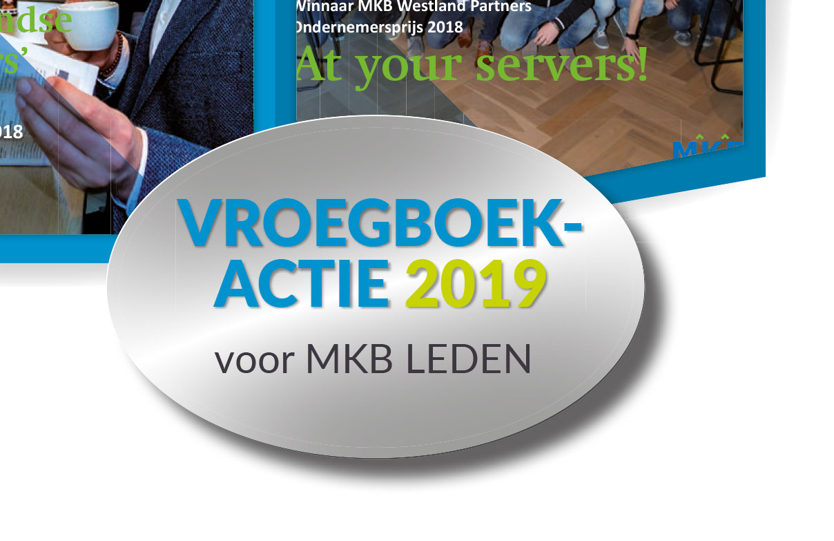 Vroegboekactie 2019 Streamer (Actie geldt alleen voor MKB leden)