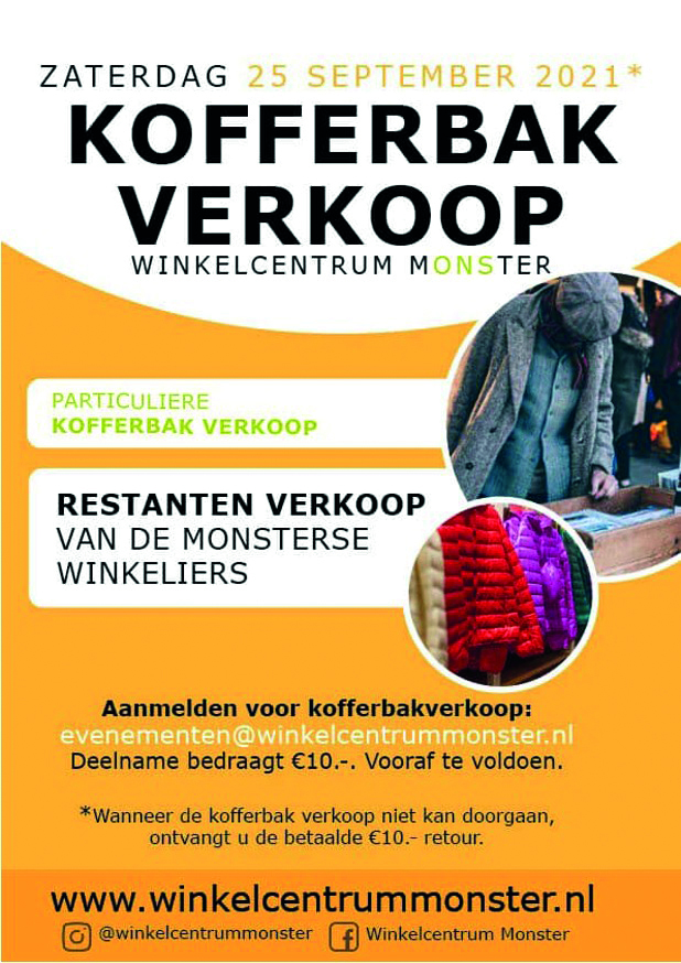 Regio nieuws Monster: Kofferbak verkoop