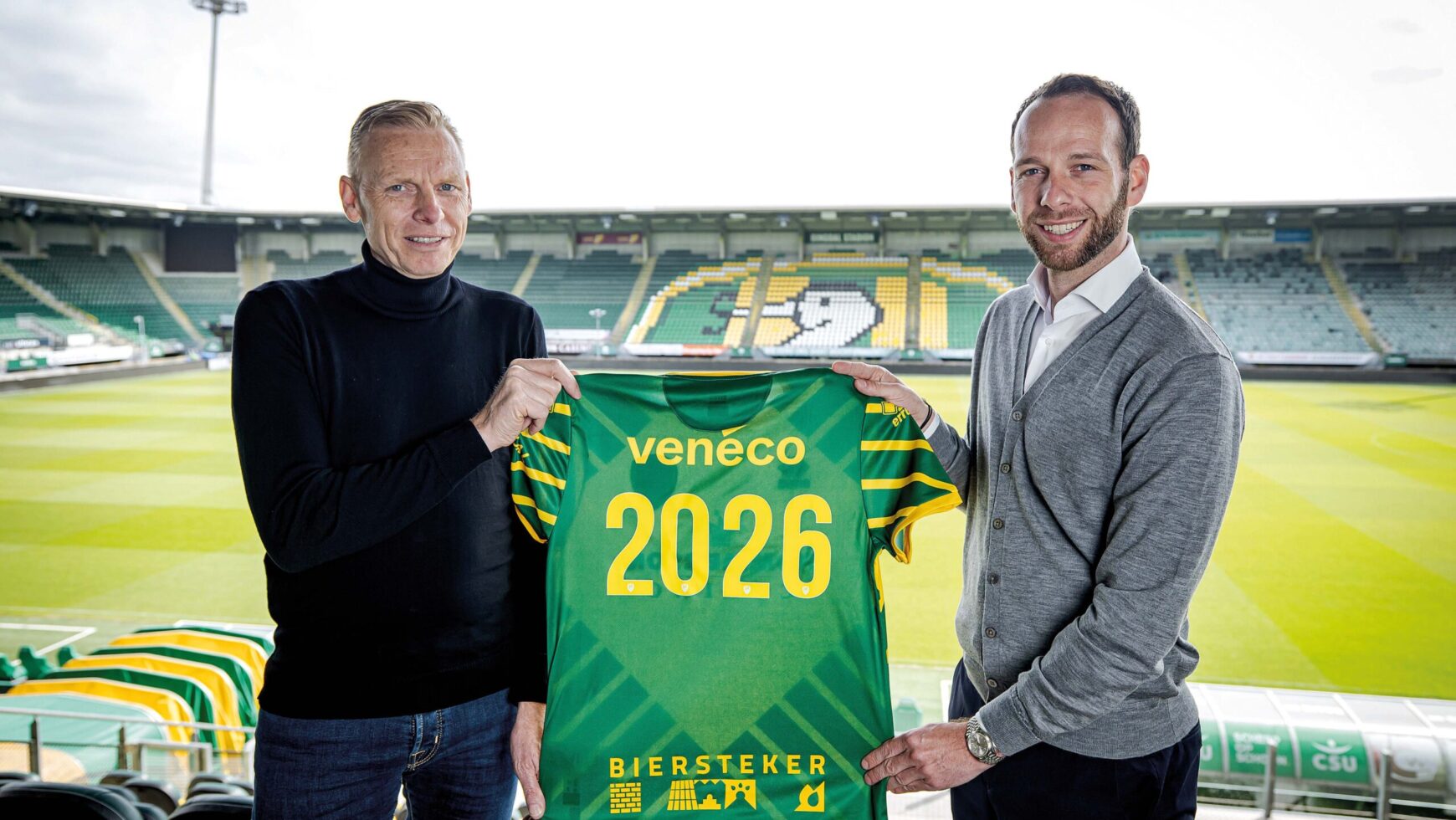 ADO Den Haag presenteert met trots Biersteker als nieuwe  rugsponsor