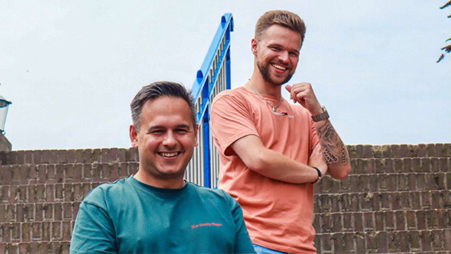 NIEUWE LEDEN: Sam Hofstra en Sebastiaan Jansen