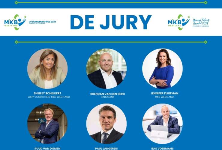 Voorstellen van de jury voor de MKB Westland Ondernemersprijs & Young Talent Award 2024