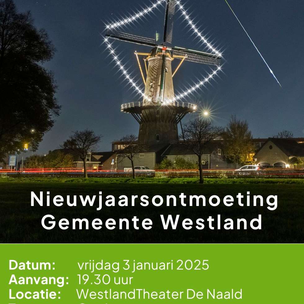 Nieuwjaarsbijeenkomst Gemeente Westland