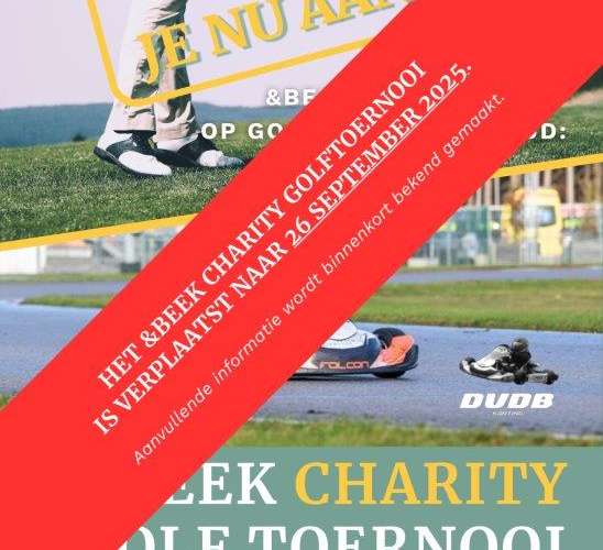 Meld je nu aan voor het &BEEK Charity Golftoernooi