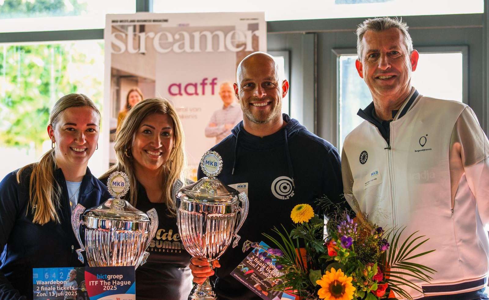 MKB Westland business padel-/tennis toernooi groot succes
