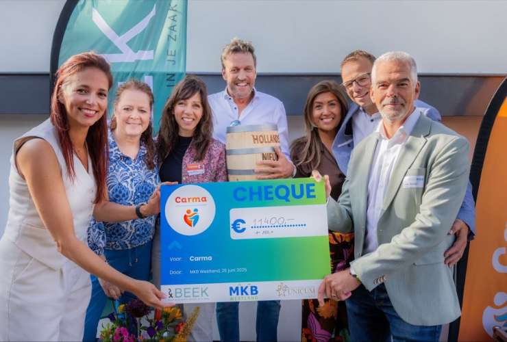 &BEEK MKB Westland HaringPraet 2025 levert recordopbrengst van € 11.550,-  op voor Carma