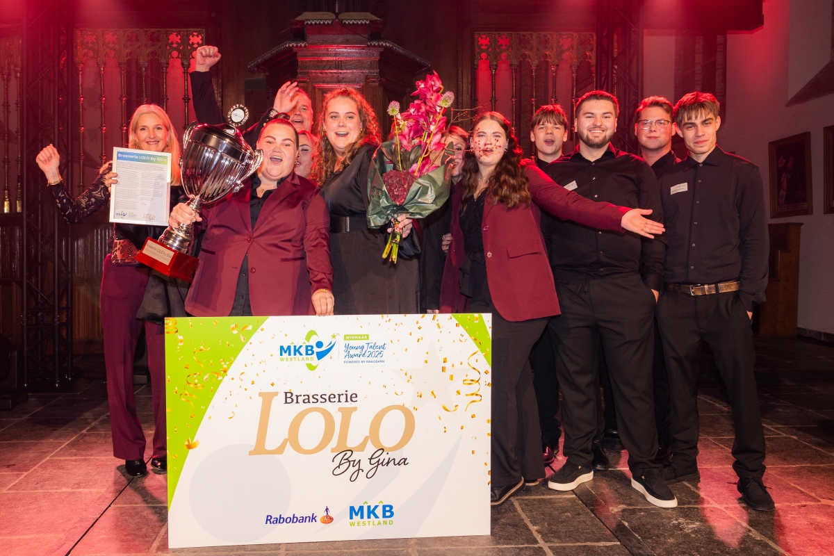 Brasserie Lolo by Gina winnaar MKB Westland Young Talent Award 2025