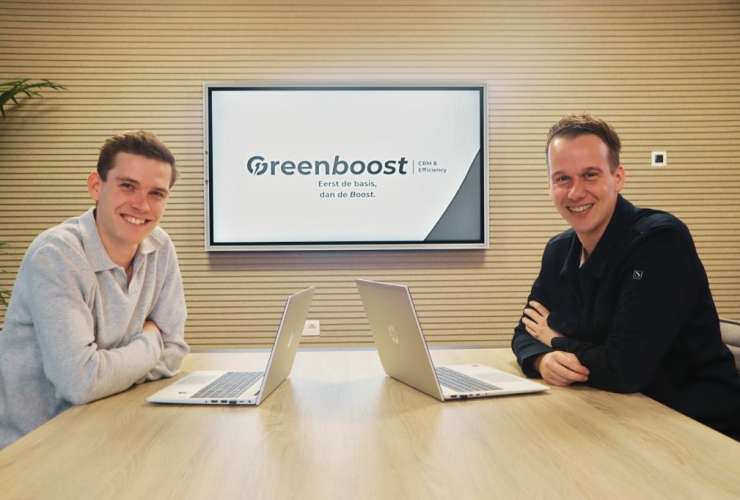 Nieuwe leden Mees van der Water en Yoram Westhoff van Green Boost