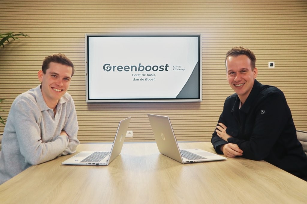 Nieuwe leden Mees van der Water en Yoram Westhoff van Green Boost
