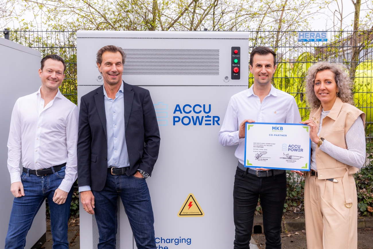 Nieuw partnerschap: MKB Westland en AccuPower versterken samenwerking rond energie en toekomstgericht ondernemerschap